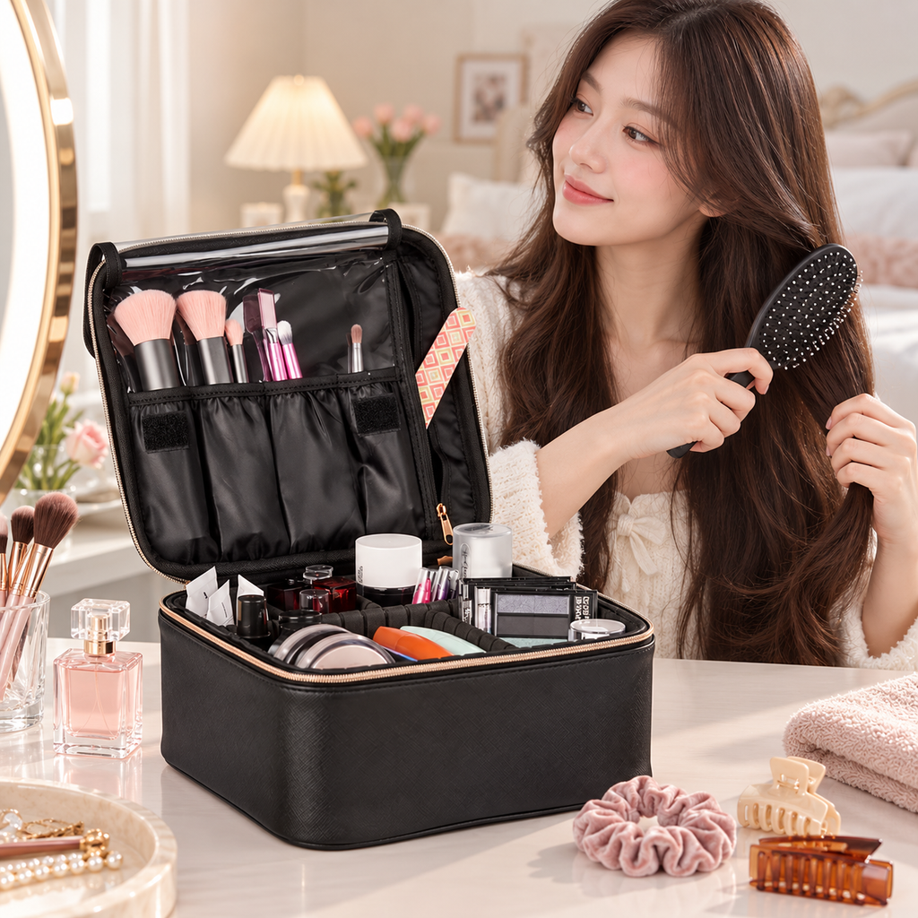 Adjustable Beauty Organizer Case