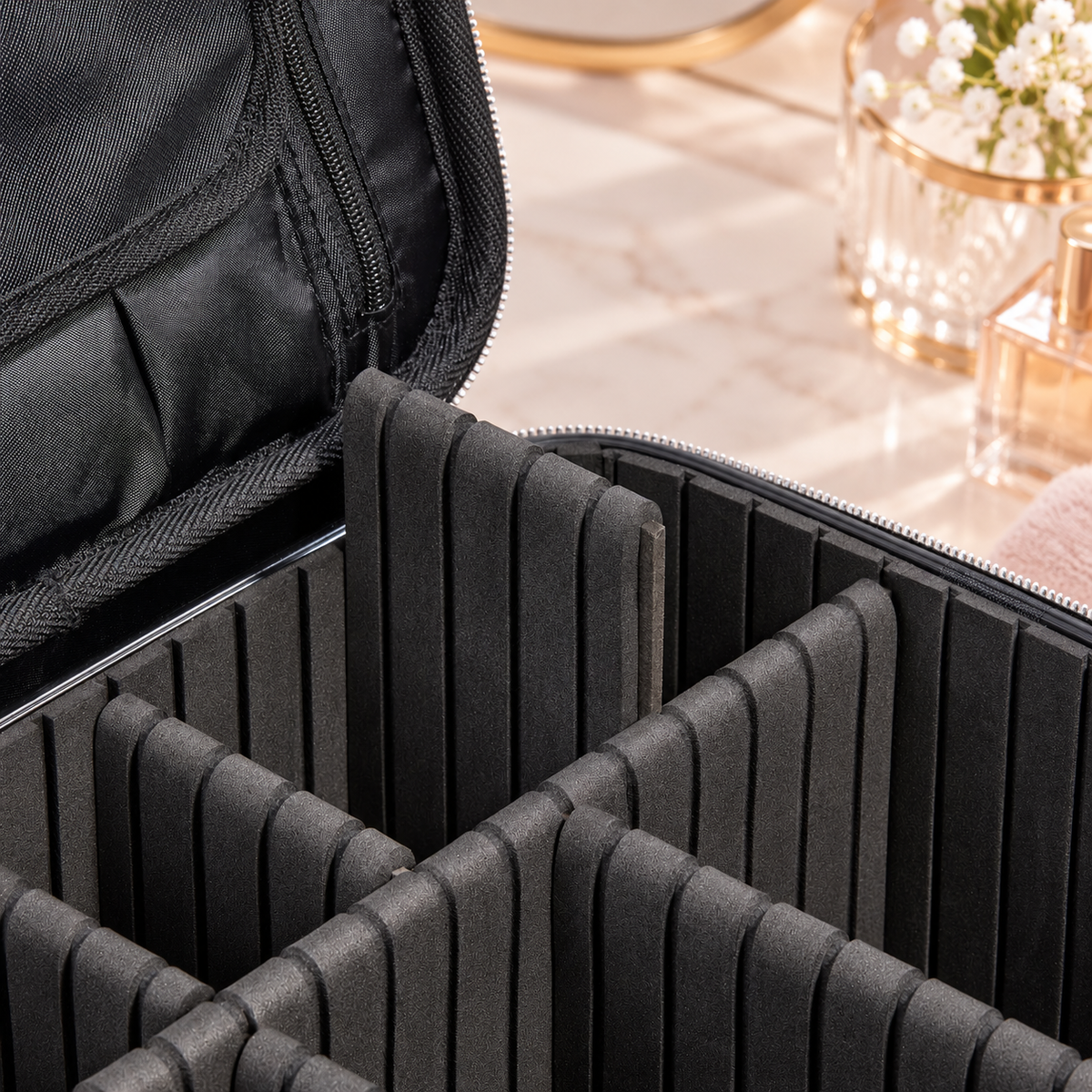 Adjustable Beauty Organizer Case