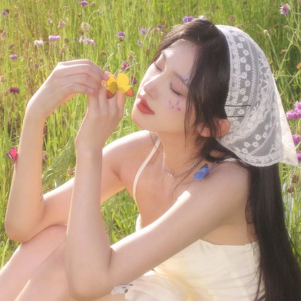 Pastoral Lace Head Scarf